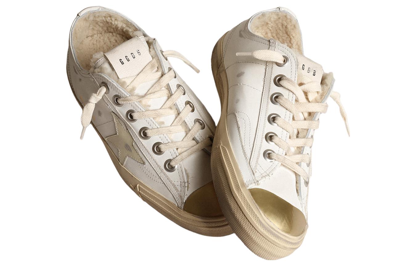 Lookbook (W) Golden Goose V-Star 'Kasut Rendah Kulit Putih' GWF00457.F003990.10318