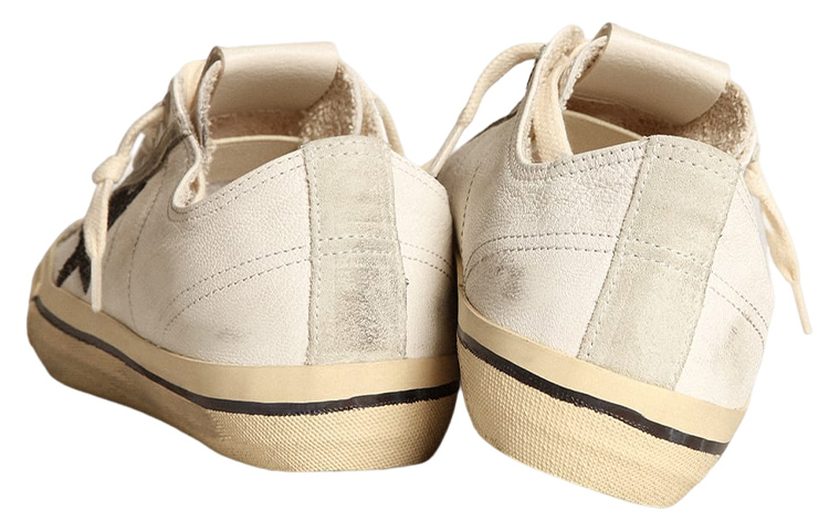 Shop (Women) Golden Goose V-Star 'White Leather Low-Top' GWF00129.F003922.10432