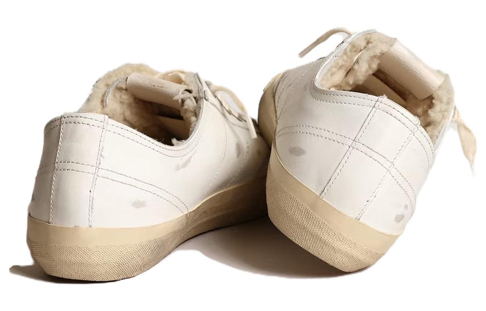 Shop (W) Golden Goose V-Star 'Kasut Rendah Kulit Putih' GWF00457.F003990.10318