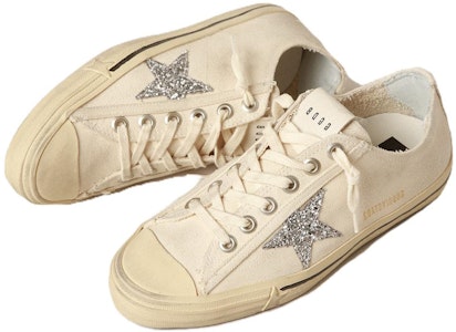 (W) Golden Goose V-Star Low 'Lienzo Blanco Desgastado' GWF00129.F004061.15260 Lookbook (W) Golden Goose V-Star Low 'Lienzo Blanco Desgastado' GWF00129.F004061.15260
