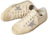 (W) Golden Goose V-Star Low 'Kanvas Putih Pudar' GWF00129.F004061.15260