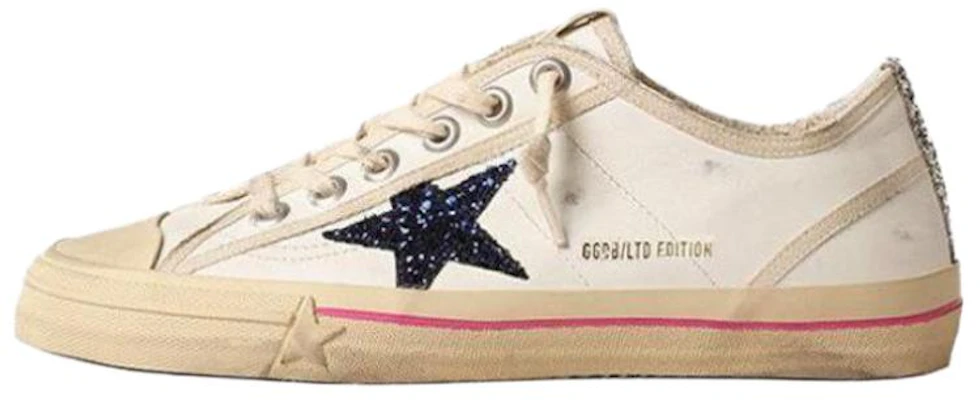 (W) ゴールデングース Vスター ホワイトレザーロートップスニーカー シークイン付き GWF00205.F004539.11487 Buy (W) ゴールデングース Vスター ホワイトレザーロートップスニーカー シークイン付き GWF00205.F004539.11487