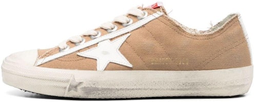 (Women) Golden Goose V-Star 2 'Distressed Brown and White' GWF00129.F002739.55386 (Women) Golden Goose V-Star 2 'Distressed Brown and White' GWF00129.F002739.55386