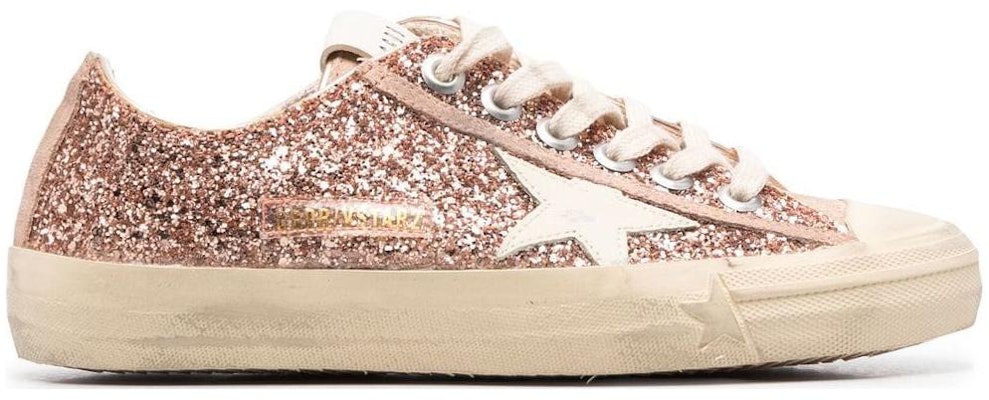 (Women) Golden Goose V-Star 'Distressed Peach Orange' GWF00129.F003983.25669 Order (Women) Golden Goose V-Star 'Distressed Peach Orange' GWF00129.F003983.25669