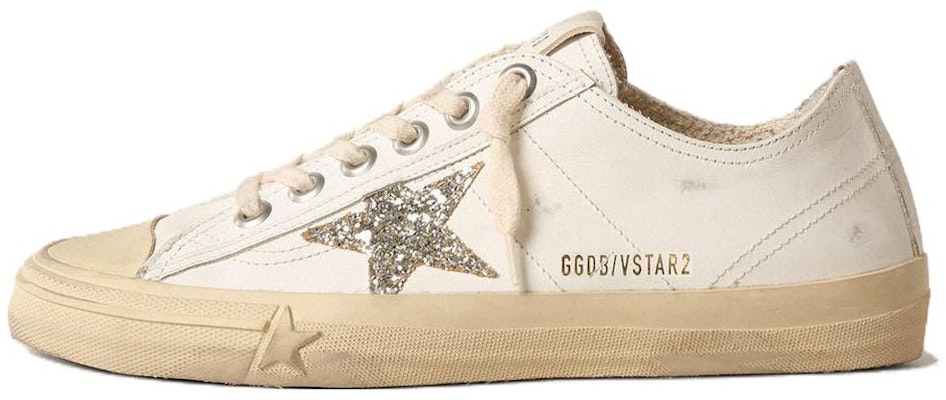 (Women) Golden Goose V-Star Low 'White Leather' GWF00129.F004565.10847 Buy (Women) Golden Goose V-Star Low 'White Leather' GWF00129.F004565.10847