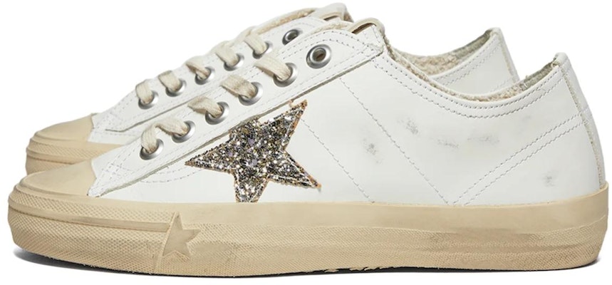 (Women) Golden Goose V-Star Low 'White Leather' GWF00129.F004565.10847 Order (Women) Golden Goose V-Star Low 'White Leather' GWF00129.F004565.10847