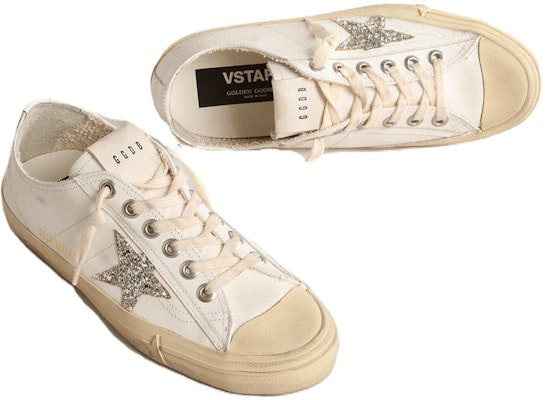 (W) Golden Goose V-Star Low 'Kulit Putih' GWF00129.F004565.10847 Purchase (W) Golden Goose V-Star Low 'Kulit Putih' GWF00129.F004565.10847