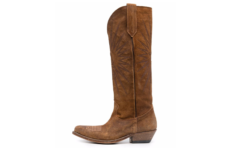 (Women) Golden Goose Wish Star 'Brown Cowboy' GWF00135.F001971