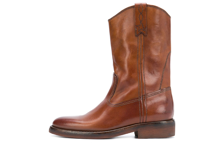 (Women) Golden Goose Wish Star 'Cowboy Brown' GWF00153.F000503.55312