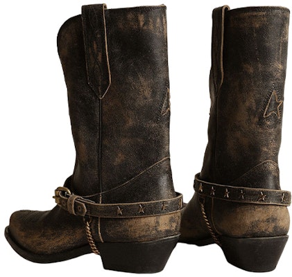(Women) Golden Goose Wish Star Boots 'Leather Chain Black' GWF00136.F003473.90194 Shop (Women) Golden Goose Wish Star Boots 'Leather Chain Black' GWF00136.F003473.90194