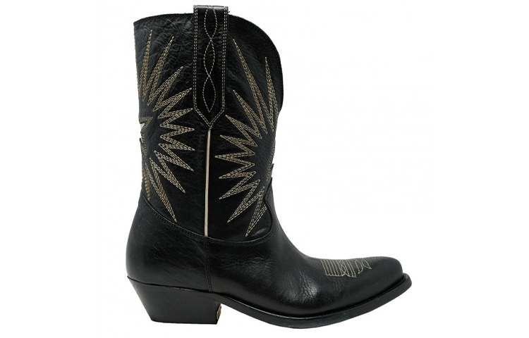 Order (Women) Golden Goose Wish Star High 'Black' GWF00136.F000571.90100