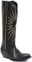 (W) Golden Goose Wish Star High Top 'Cowboy Hitam' Boot GWF00135.F000571.90100 Lookbook (W) Golden Goose Wish Star High Top 'Cowboy Hitam' Boot GWF00135.F000571.90100