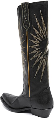 (W) Bota Alta Golden Goose Wish Star 'Cowboy Black'. GWF00135.F000571.90100 Lookbook (W) Bota Alta Golden Goose Wish Star 'Cowboy Black'. GWF00135.F000571.90100