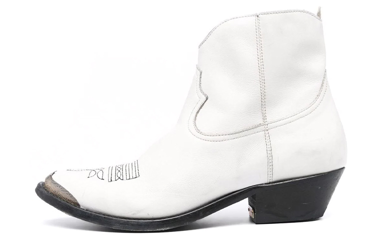 (W) Golden Goose Young Ankle Boot 'White'