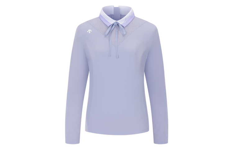 Order (W) Polo Manga Larga GOLF DESCENTE FIELD Knit con Cuello Desmontable. G423WFTL31