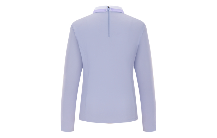 Lookbook (W) Polo Manga Larga GOLF DESCENTE FIELD Knit con Cuello Desmontable. G423WFTL31