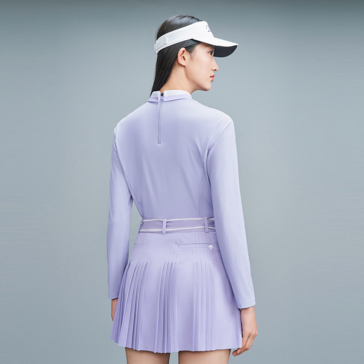 Purchase (W) Polo Manga Larga GOLF DESCENTE FIELD Knit con Cuello Desmontable. G423WFTL31