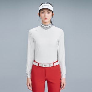 (W) GOLF DESCENTE FIELD Series Baju Polo Lengan Panjang Knit. G343WFTLN1 6