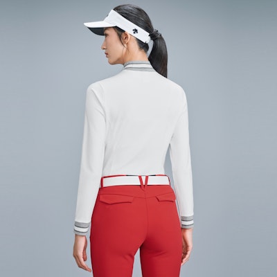(Women) GOLF DESCENTE FIELD Series Knit Long Sleeve Polo Shirt. G343WFTLN1 7