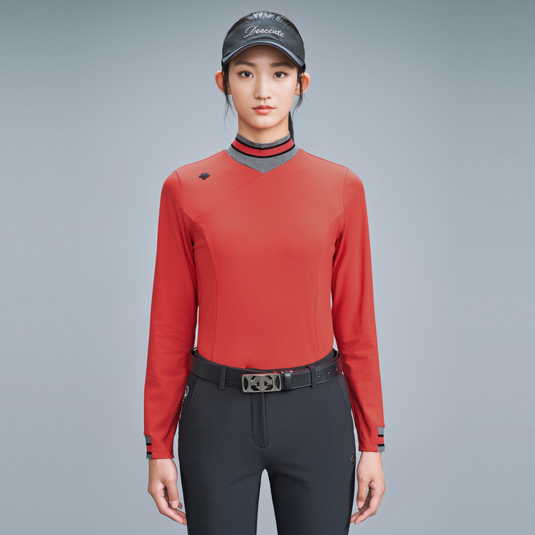 Shop (W) GOLF DESCENTE FIELD Series Baju Polo Lengan Panjang Knit. G343WFTLN1