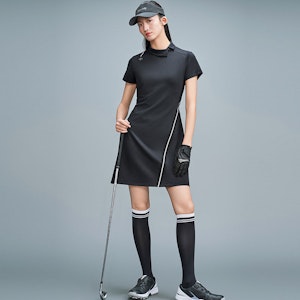 (W) GOLF DESCENTE PRO Series Gaun Golf Ringan Bernafas dan Elastik. G423WPOP32 Sizing (W) GOLF DESCENTE PRO Series Gaun Golf Ringan Bernafas dan Elastik. G423WPOP32