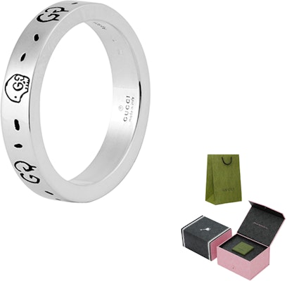 (W) 구찌 0.4cm 실버 엘프 레터 각인 925 링 477932-J8400-0701 Details for (W) 구찌 0.4cm 실버 엘프 레터 각인 925 링 477932-J8400-0701