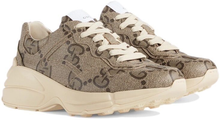 (W) Gucci 100 Rhyton Sneaker 'Beige Monogram' Beige Monogram 680915-UMO00-9742 Lookbook (W) Gucci 100 Rhyton Sneaker 'Beige Monogram' Beige Monogram 680915-UMO00-9742