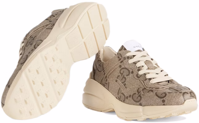 (W) Gucci 100 Rhyton Sneaker 'Beige Monogram' Beige Monogram 680915-UMO00-9742 Details for (W) Gucci 100 Rhyton Sneaker 'Beige Monogram' Beige Monogram 680915-UMO00-9742