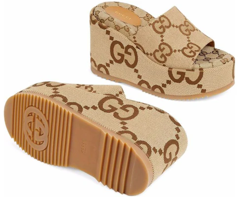 (W) Gucci 105毫米厚底凉鞋 米色GG帆布 674761-UKO00-2580 Purchase (W) Gucci 105毫米厚底凉鞋 米色GG帆布 674761-UKO00-2580