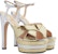 (W) Gucci Sandal Platform 135mm Kulit Logam 746613-B8B20-8064