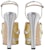 (W) Gucci Sandal Platform 135mm Kulit Logam 746613-B8B20-8064