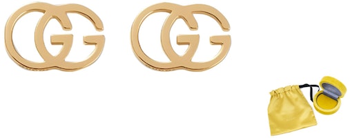 (Women) GUCCI 18k Gold GG Earrings Gold Jewelry 094074-09850-8000 (Women) GUCCI 18k Gold GG Earrings Gold Jewelry 094074-09850-8000