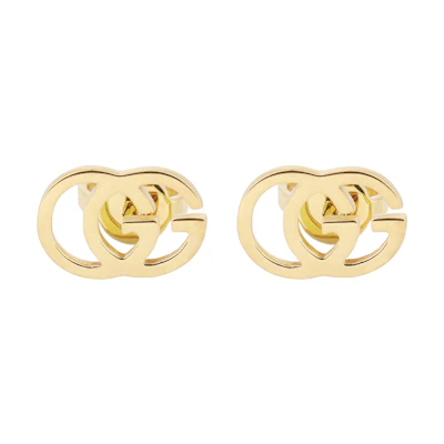 (Women) Gucci 18K Gold GG Stud Earrings Gold YBD094074002