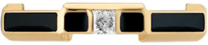 Lookbook (Women) GUCCI 18K Gold Link to Love Diamond Ring Black Gold. 702423-J8642-8031