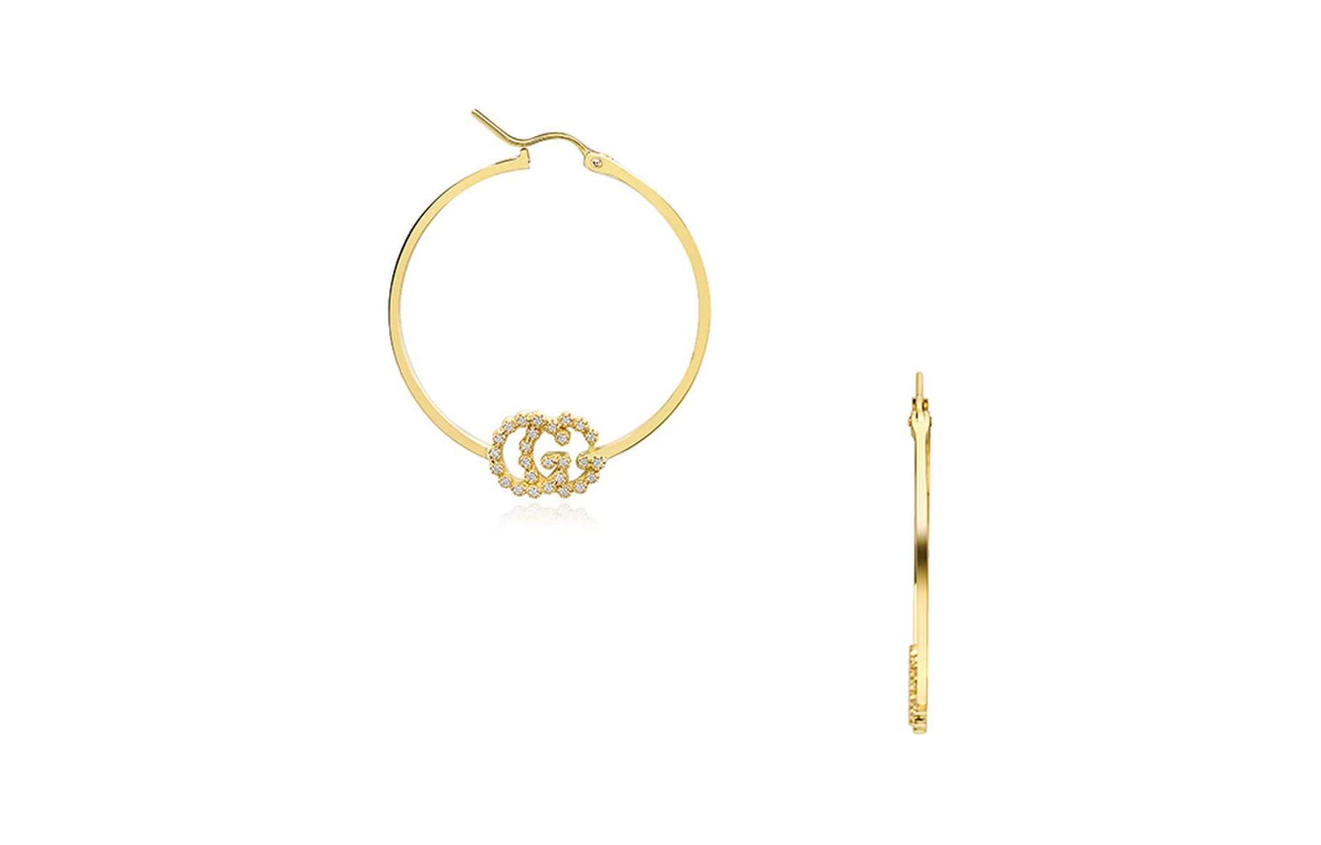 (Women) GUCCI 18K Gold Logo Design Earrings for Women - Gold YBD581995001 圖 3