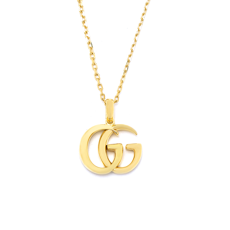 (Women) GUCCI 18K Gold Pendant Necklace for Women. 502088-J8500-8000