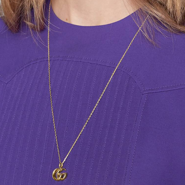Shop (W) GUCCI 18K金吊坠项链 女士款 502088-J8500-8000
