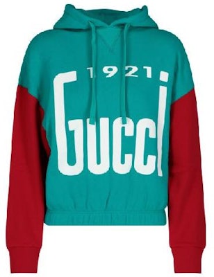 (Women) Gucci 1921 Series Letter Print Cotton Hoodie Women’s Blue 671507-XJDRT-4336 Buy (Women) Gucci 1921 Series Letter Print Cotton Hoodie Women’s Blue 671507-XJDRT-4336