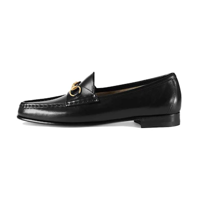 (W) Gucci 1953 Horsebit Loafer 'Black Leather'