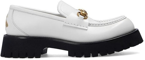 (W) Gucci 1955 Horsebit 'Sepatu Loafers Kulit Putih' 577236-DS800-9050 Order (W) Gucci 1955 Horsebit 'Sepatu Loafers Kulit Putih' 577236-DS800-9050