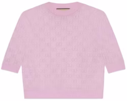 (Women) Gucci 2024 Cruise Collection Pink Print Short Sleeve T-Shirt 773251-XKDUQ-5376 (Women) Gucci 2024 Cruise Collection Pink Print Short Sleeve T-Shirt 773251-XKDUQ-5376