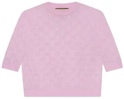 (W) Gucci Koleksi Cruise 2024 Kaos Pink Lengan Pendek dengan Motif. 773251-XKDUQ-5376 Buy (W) Gucci Koleksi Cruise 2024 Kaos Pink Lengan Pendek dengan Motif. 773251-XKDUQ-5376