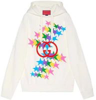 (Women) Gucci 520 Special Edition Ivory GG Logo Hoodie 615061-XJDOU-9095 (Women) Gucci 520 Special Edition Ivory GG Logo Hoodie 615061-XJDOU-9095