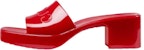 (W) Sandal Slide Gucci 60mm Getah Merah Hibiscus 624730-J8700-6433