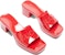 (W) Sandal Slide Gucci 60mm Getah Merah Hibiscus 624730-J8700-6433