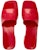 (W) Sandal Slide Gucci 60mm Getah Merah Hibiscus 624730-J8700-6433