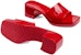 (W) Sandal Slide Gucci 60mm Getah Merah Hibiscus 624730-J8700-6433