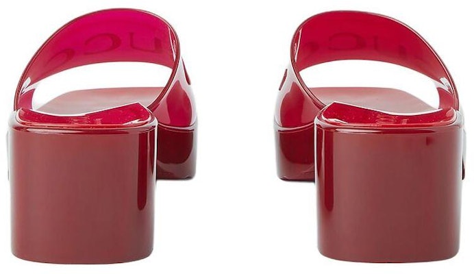 (W) Gucci Sandalia Deslizante de Goma Roja 60mm 659261-J8700-6439 Purchase (W) Gucci Sandalia Deslizante de Goma Roja 60mm 659261-J8700-6439
