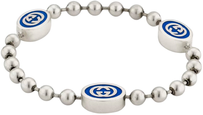 (W) GUCCI Gelang Logo Perak Sterling 925 Wanita - Silver. 753442-J8410-8136 Order (W) GUCCI Gelang Logo Perak Sterling 925 Wanita - Silver. 753442-J8410-8136