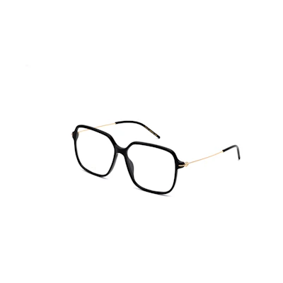(Women) GUCCI Black Alloy Irregular Frame Optical Glasses SS23. GG1271O-001